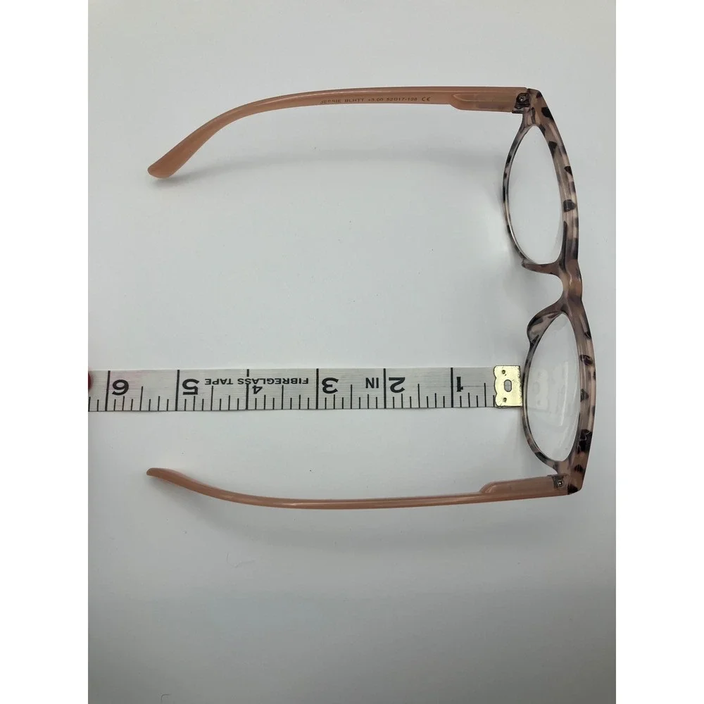Pink Jesse BLHTT M*Readers Reading Glasses +3.00 - Pink Leopard Print 52‎ 17 138